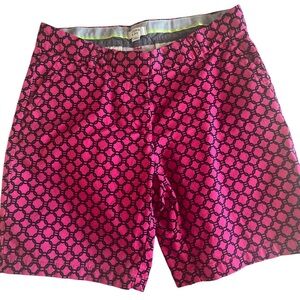 Women’s Crown & Ivy shorts size 8.  Hot pink and black.